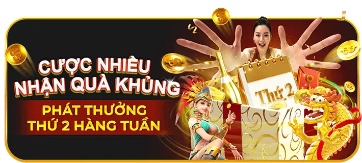 Hình ảnh các chương trình khuyến mãi hấp dẫn tại VND88, bao gồm thưởng chào mừng và hoàn trả.